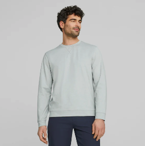 Puma CLOUDSPUN Heather Golf Crew Sweatshirt