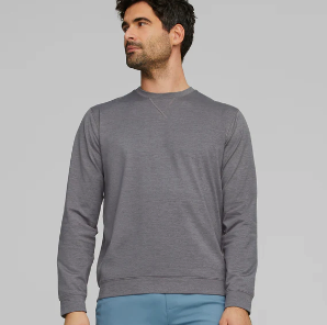 Puma CLOUDSPUN Heather Golf Crew Sweatshirt – Shop Team Golf